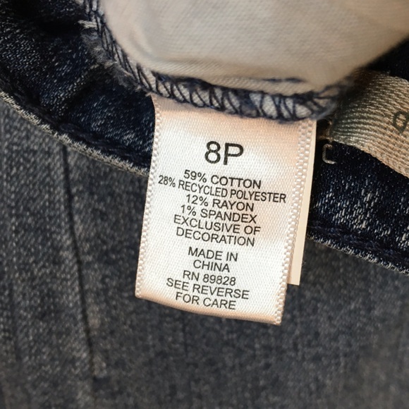 LOGO by Lori Goldstein Limited Edition Velvet Patchwork Jeans Medium Wash 8P - Picture 11 of 12